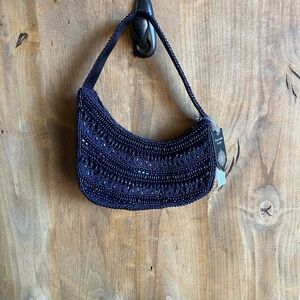 From India To You | Purple Beaded Shoulder Bag